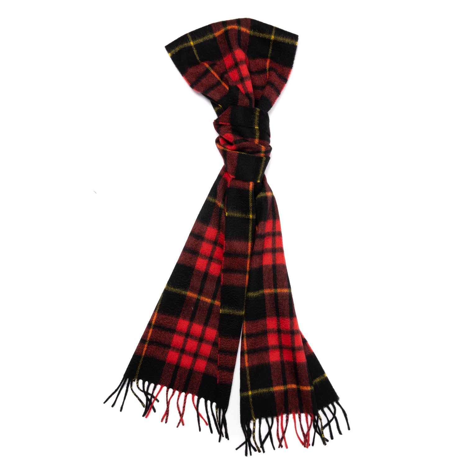MJ Exklusiv: Karierter Schal "Red Tartan" aus schottischem Kaschmir